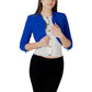 Blue Polyester Sweater