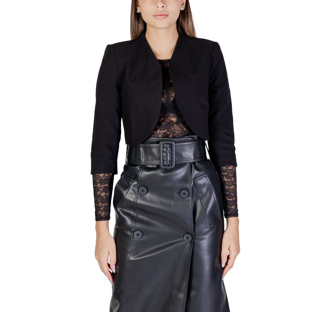 Black Polyester Sweater