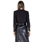 Black Polyester Sweater