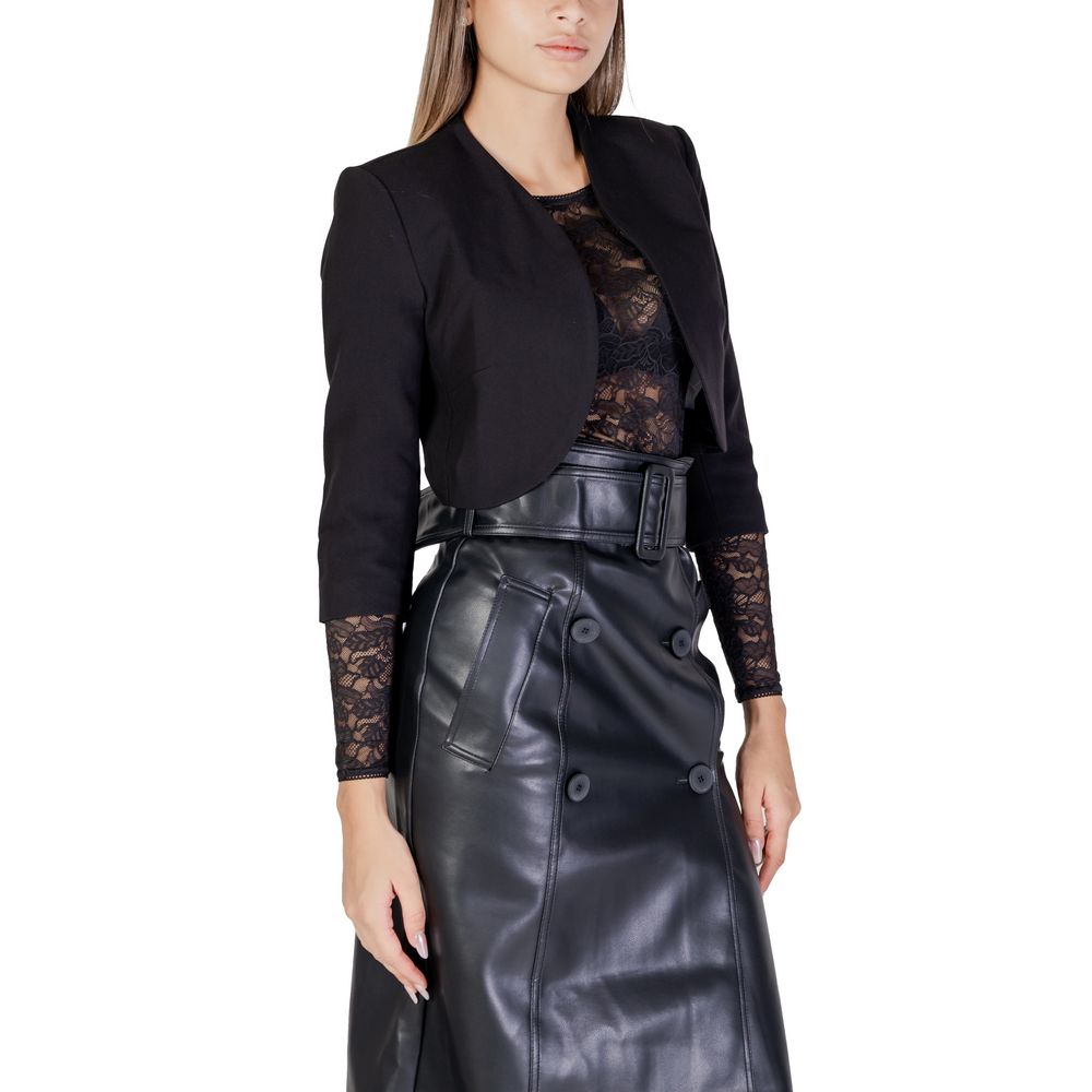 Black Polyester Sweater