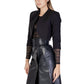 Black Polyester Sweater