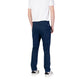 Blue Cotton Skinny Pant