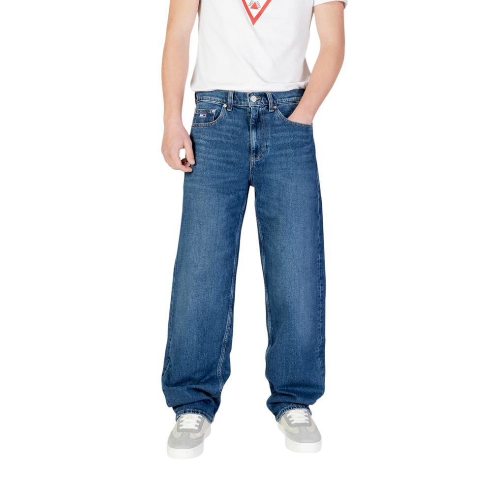 Blue Recycled Cotton Relaxed Fit Jean