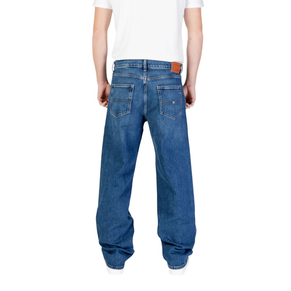 Blue Recycled Cotton Relaxed Fit Jean