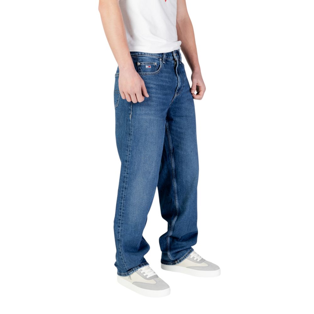 Blue Recycled Cotton Relaxed Fit Jean