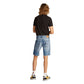 Light Blue Recycled Cotton Bermuda