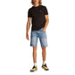 Light Blue Recycled Cotton Bermuda