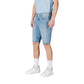 Blue Cotton Bermuda