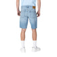 Blue Cotton Bermuda