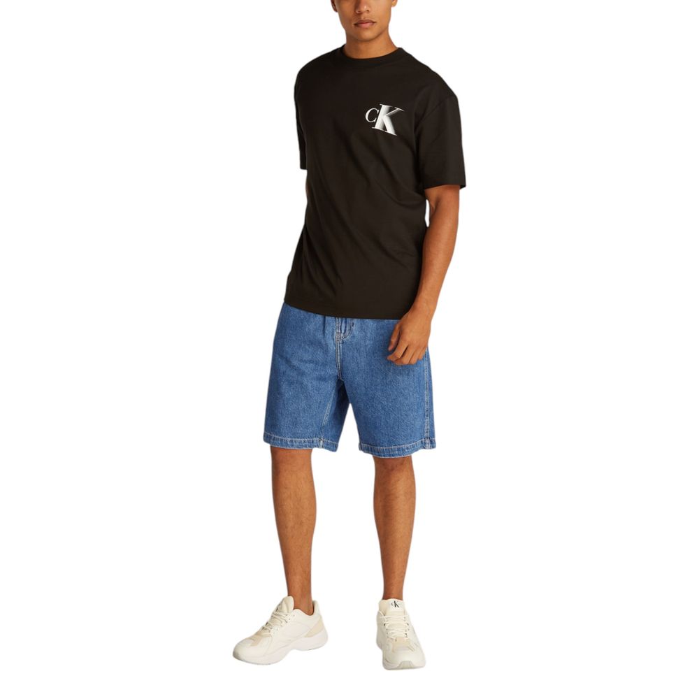 Blue Cotton Bermuda
