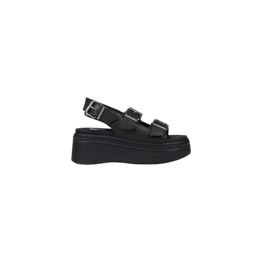 Black Leather Sandal