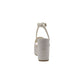 Cream Synthetic High Heel