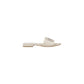 Cream Leather Sandal