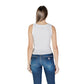 White Cotton Tank Top