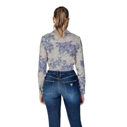 Blue Polyester Shirt