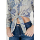 Blue Polyester Shirt