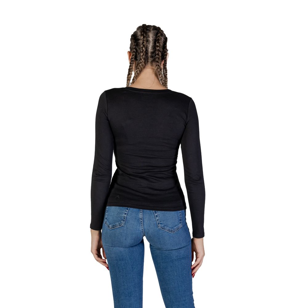 Black Cotton Long Sleeve