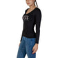 Black Cotton Long Sleeve