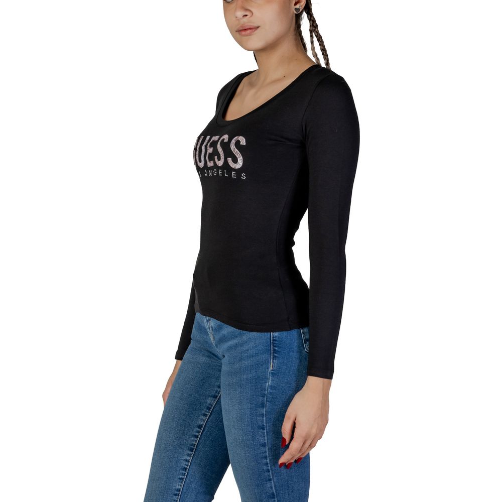Black Cotton Long Sleeve