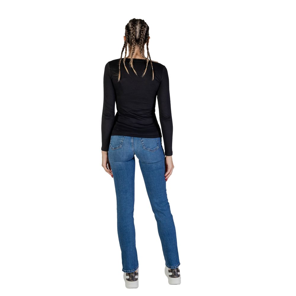 Black Cotton Long Sleeve