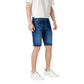 Blue Cotton Bermuda