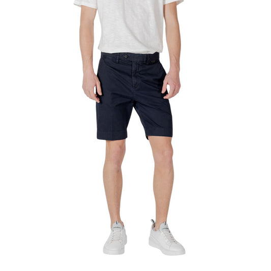 Blue Cotton Bermuda