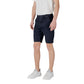 Blue Cotton Bermuda