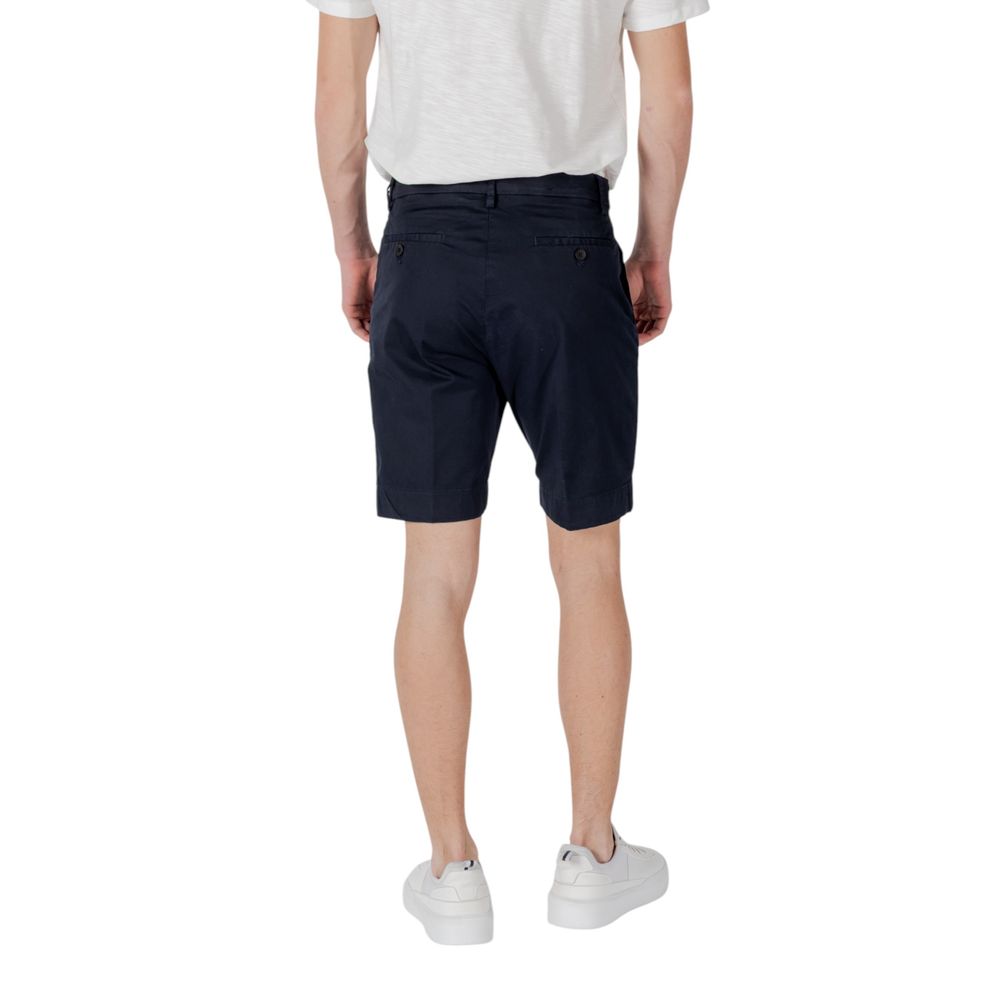 Blue Cotton Bermuda