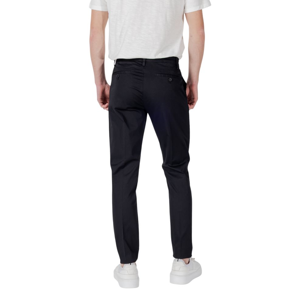 Black Cotton Skinny Pant