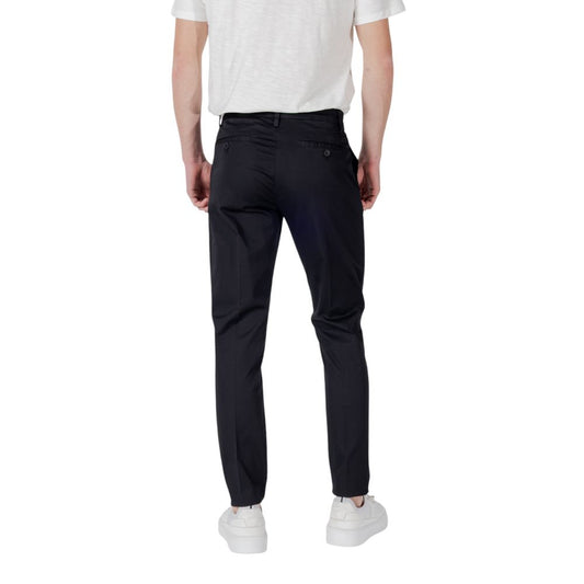 Black Cotton Skinny Pant