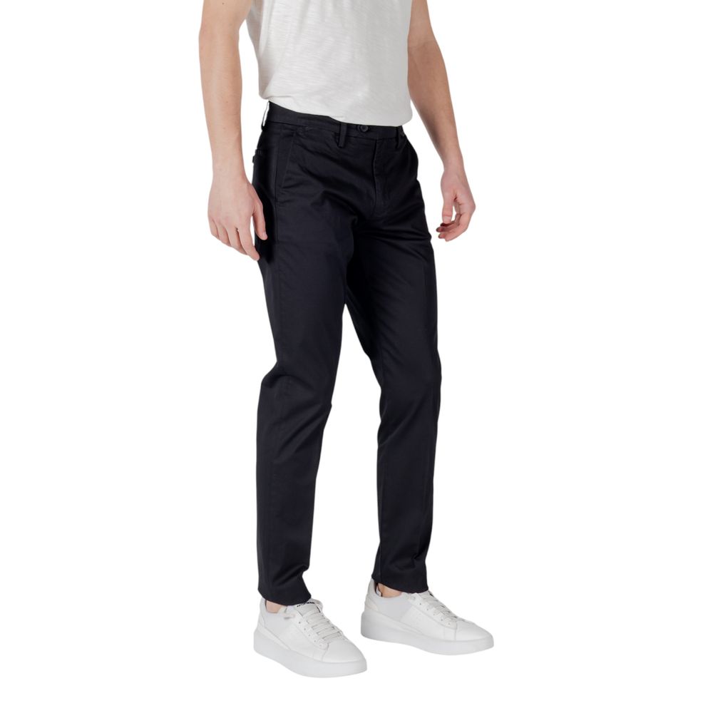 Black Cotton Skinny Pant