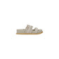 Gray Leather Sandal