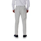 Gray Polyester Pant