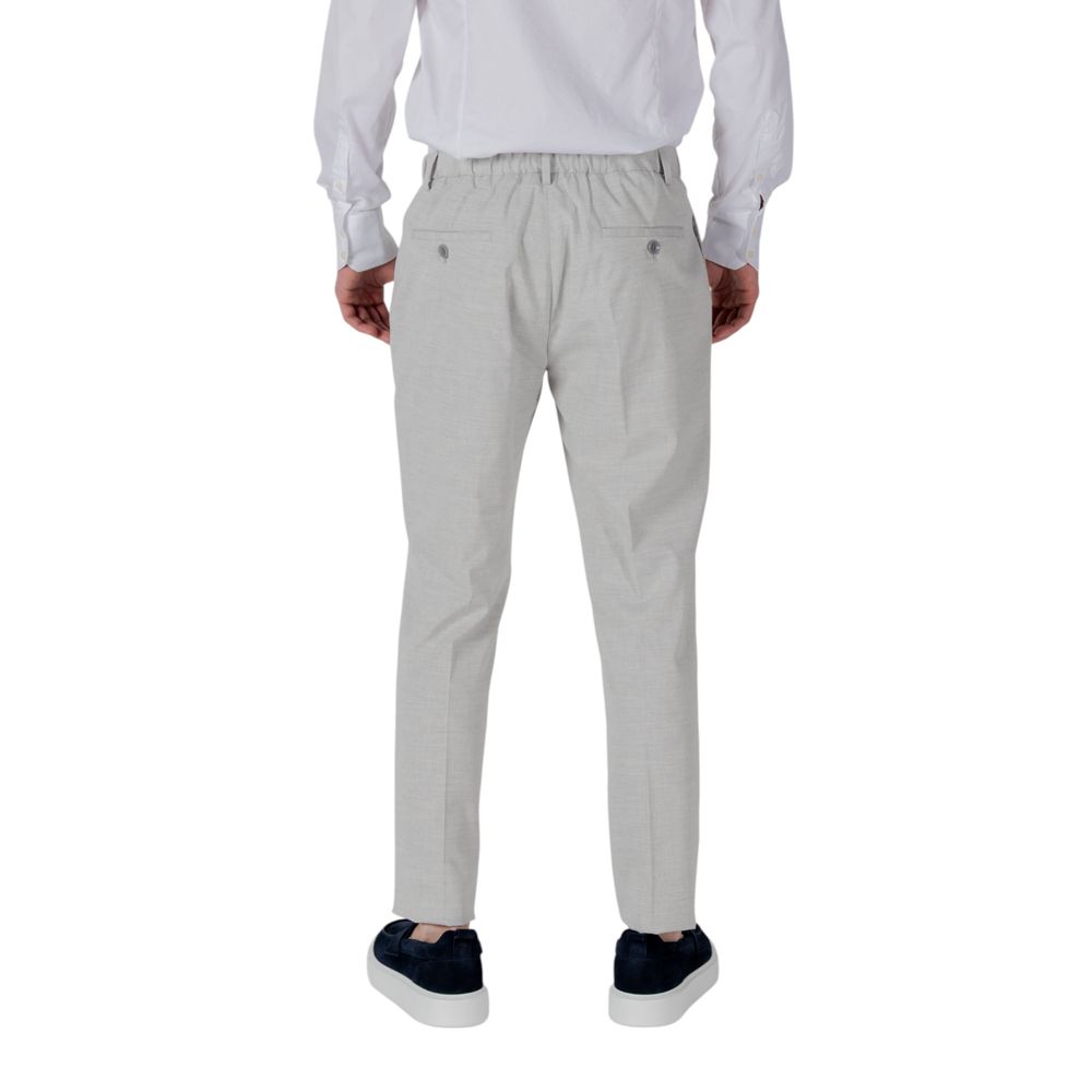 Gray Polyester Pant