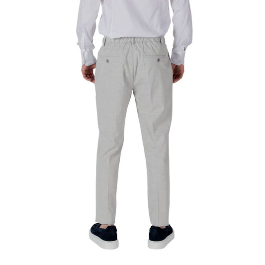 Gray Polyester Pant