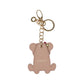 Beige Polyethylene Keychain