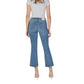 Blue Cotton Bootcut Jean