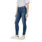 Blue Cotton Skinny Jean