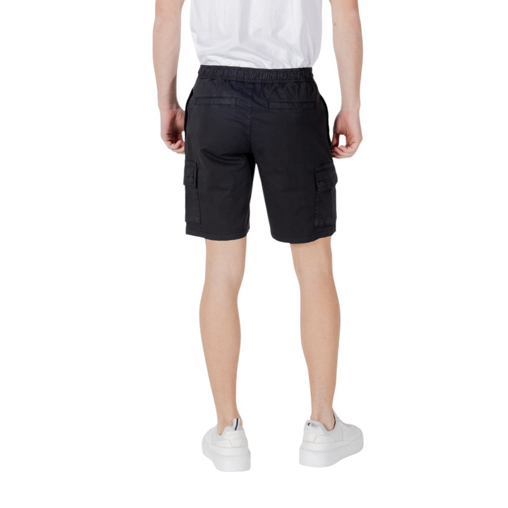 Black Cotton Bermuda