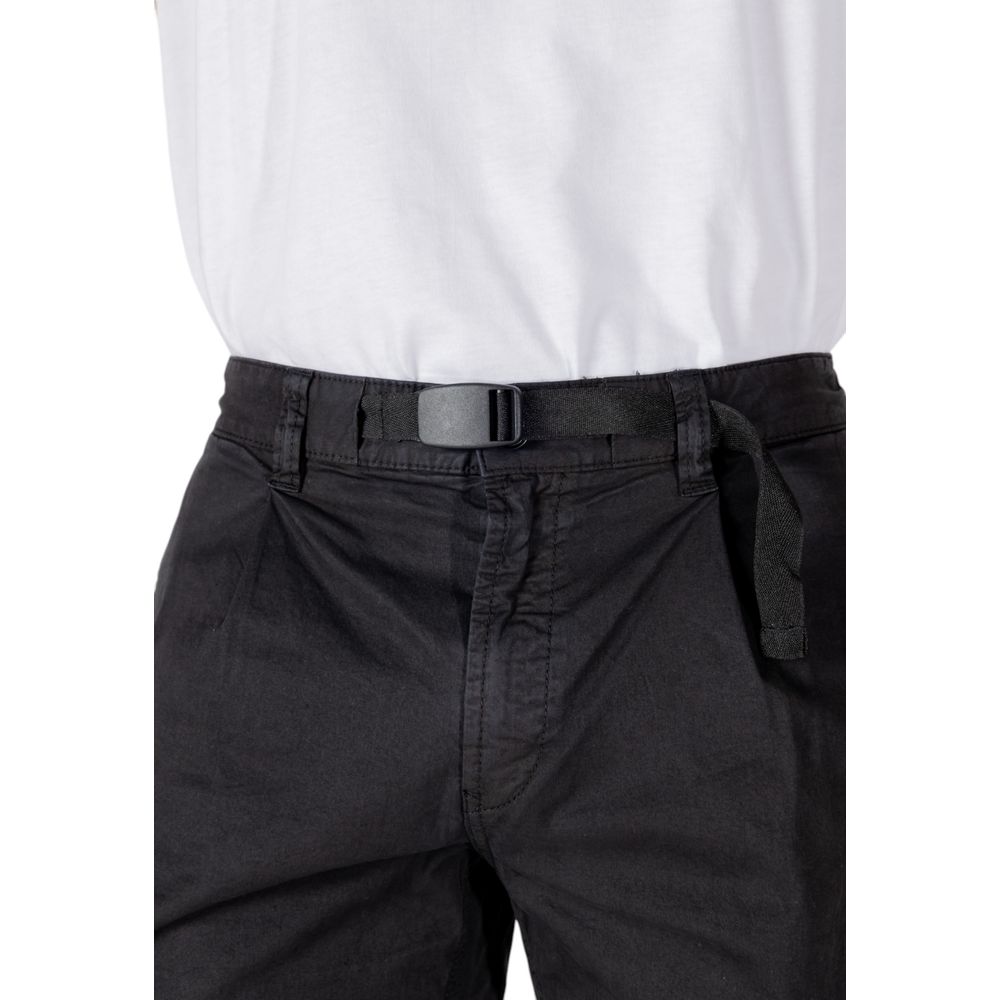 Black Cotton Bermuda