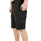 Black Polyester Bermuda