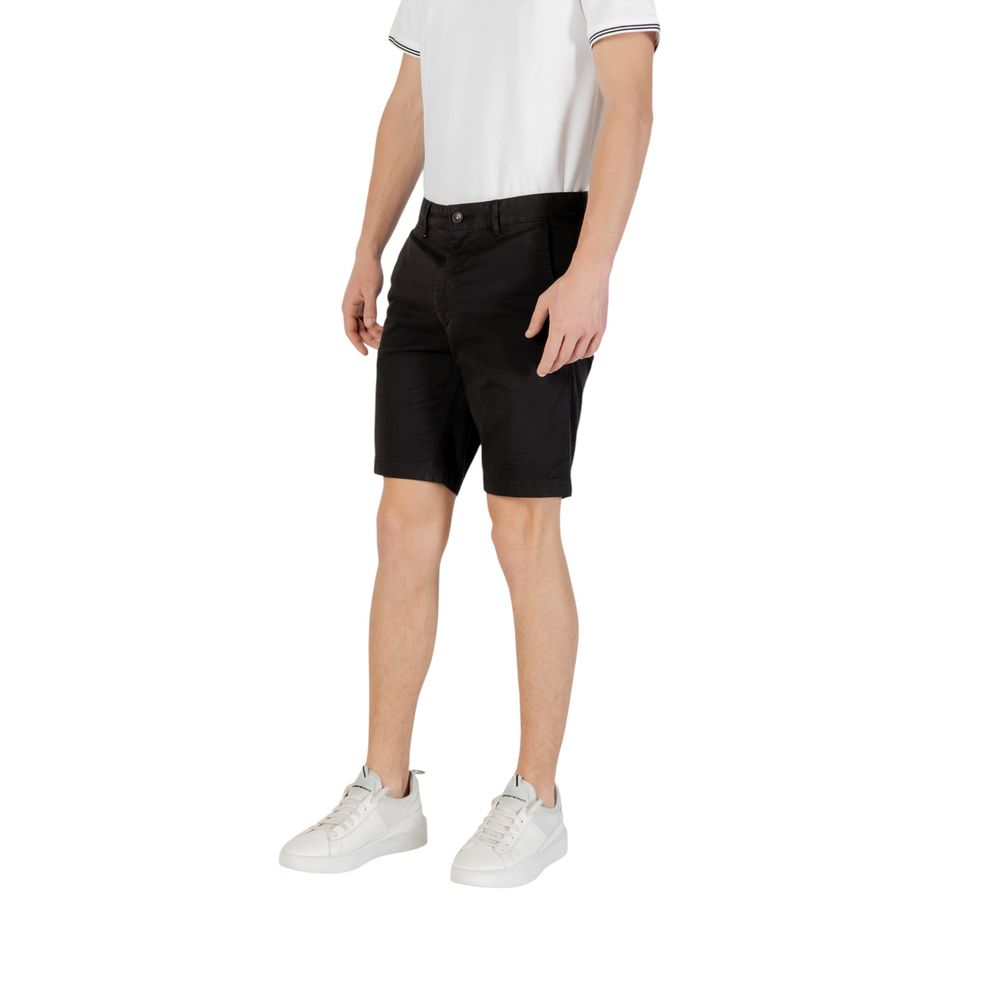 Black Cotton Bermuda