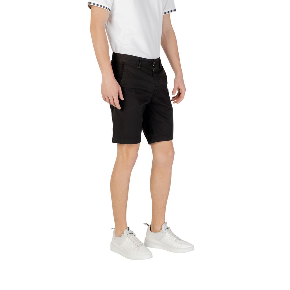 Black Cotton Bermuda