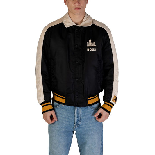 Black Polyamide Jackets & Coat