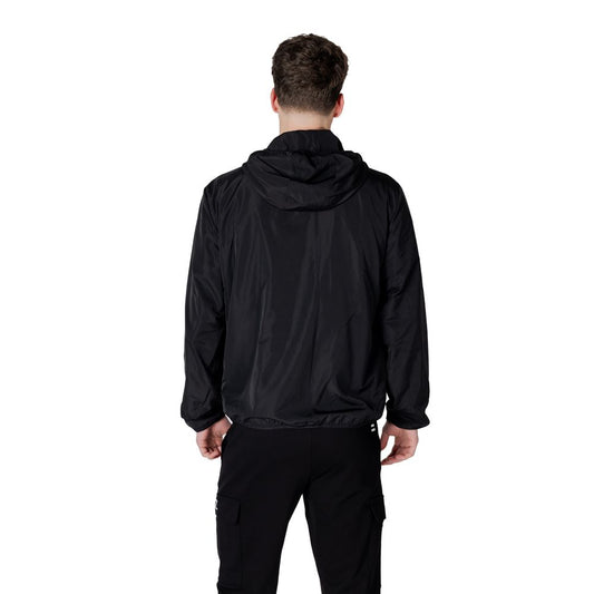 Black Polyester Jackets & Coat
