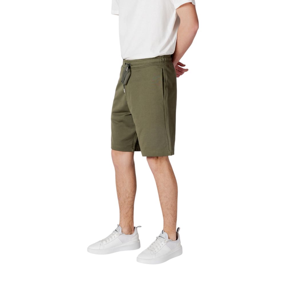 Green Cotton Bermuda