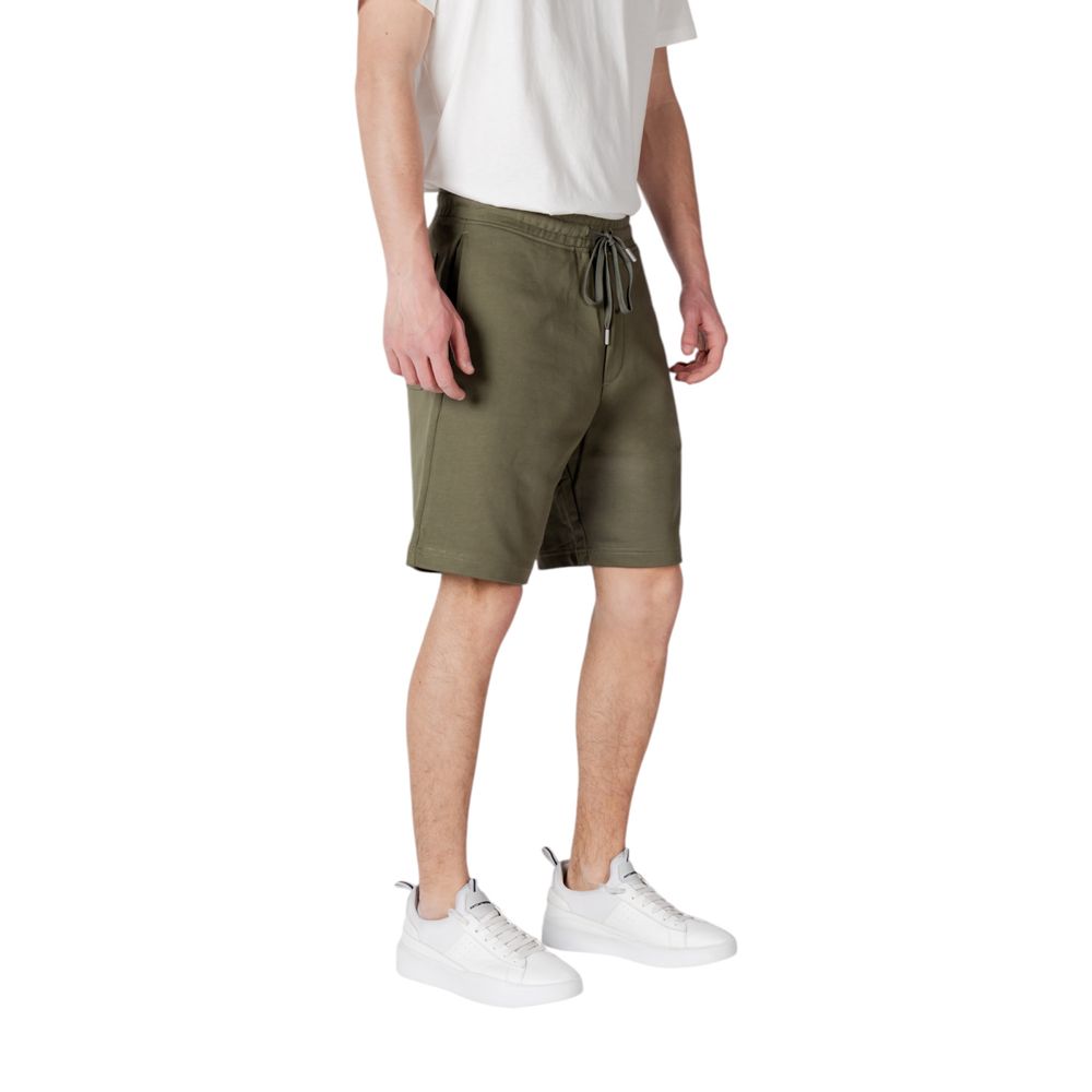 Green Cotton Bermuda