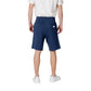 Blue Cotton Bermuda