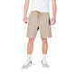 Beige Cotton Bermuda