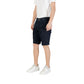 Blue Cotton Bermuda